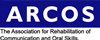 Logo of ARCOS - the Association for Rehabilitation of Communication and Oral Skills