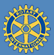 Logo of Rotary International in GB and Ireland
